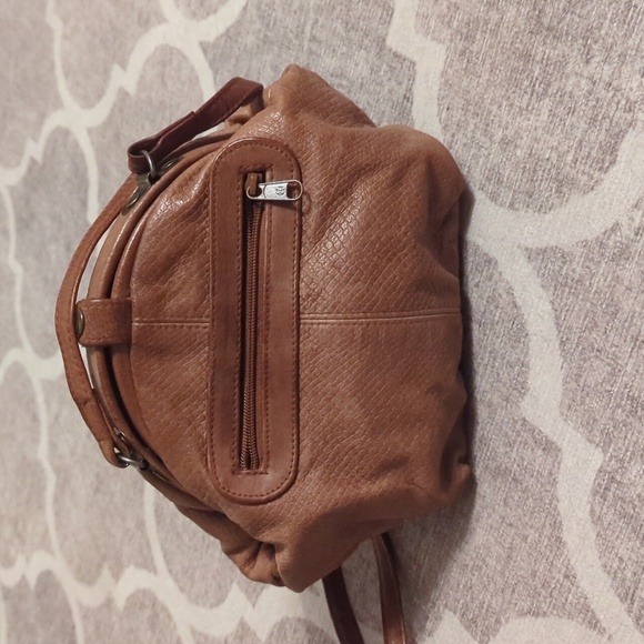 Brown Leather Crossbody Purse 80s - Picture 2 of 7